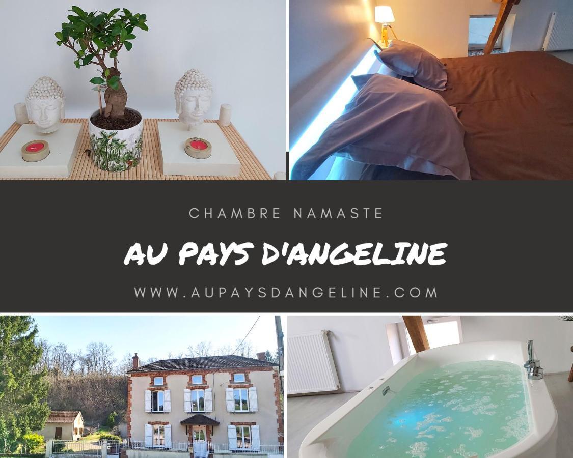 Au Pays D'Angeline Hotel La Pacaudière Kültér fotó